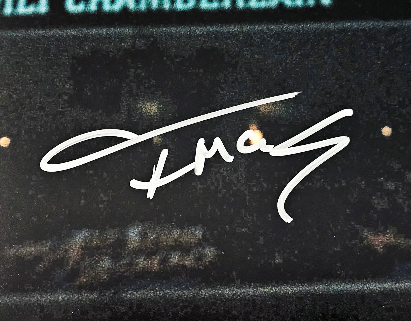 Tracy McGrady Autographed 16x20 Photo Toronto Raptors Dunk Beckett BAS Witness Stock #216987