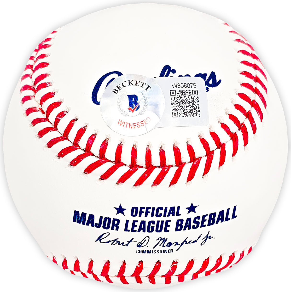 Ken Griffey Sr. Autographed Official MLB Baseball Cincinnati Reds "Big Red Machine" Beckett BAS Witness Stock #218599