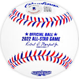 Julio Rodriguez Autographed Official 2022 All Star Game MLB Game Baseball Seattle Mariners "44" Beckett BAS QR Stock #218609