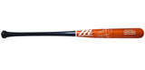 Francisco Alvarez Autographed Orange/Blue Marucci Pro Model Bat New York Mets "MLB Debut 9-30-22" Beckett BAS Witness Stock #218047