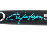 Bo Jackson Autographed Black Rawlings Player Model Bat Kansas City Royals Beckett BAS Witness Stock #218036