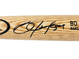 Bo Jackson Autographed Natural Rawlings Player Model Bat Kansas City Royals Beckett BAS Witness Stock #218035