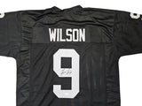 Las Vegas Raiders Tyree Wilson Autographed Black Jersey Beckett BAS Witness Stock #217964