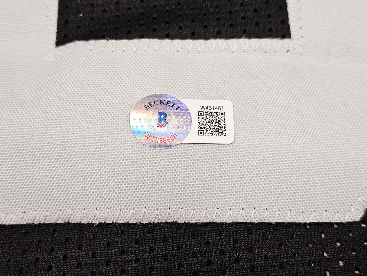 Las Vegas Raiders Tyree Wilson Autographed Black Jersey Beckett BAS Witness Stock #217964
