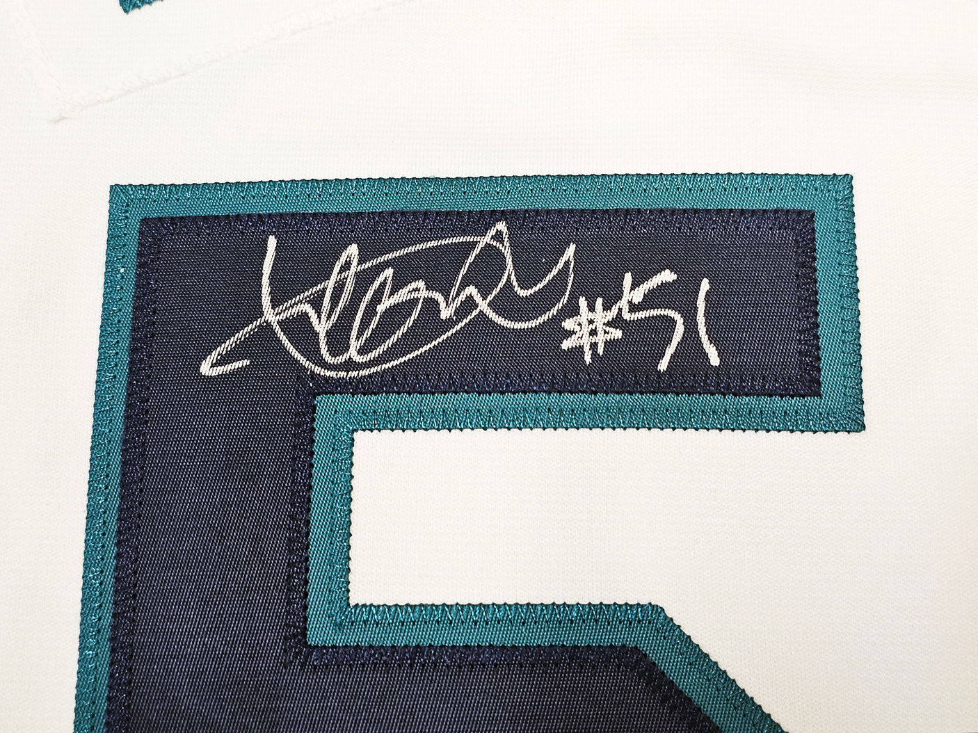 Seattle Mariners Ichiro Suzuki Autographed White Authentic Mitchell & Ness 2001 All Star Patch Jersey Size 44 IS Holo Stock #217975