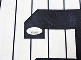 New York Yankees Don Mattingly Autographed White Pinstripe Nike Jersey Size L "Hit Man" JSA Stock #217970