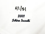 Seattle Mariners Ichiro Suzuki Autographed White Authentic Mitchell & Ness 2001 All Star Patch Jersey Size 44 "MLB Debut 4-2-01" IS Holo Stock #217972