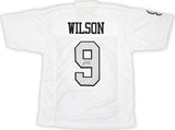 Las Vegas Raiders Tyree Wilson Autographed White Color Rush Jersey Beckett BAS Witness Stock #217962