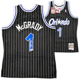 Orlando Magic Tracy McGrady Autographed Black Authentic Mitchell & Ness 2003-04 HWC Swingman Jersey Size L Beckett BAS Witness Stock #216979