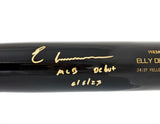 Elly De La Cruz Autographed Black B45 Player Model Bat Cincinnati Reds "MLB Debut 6/6/23" Beckett BAS Witness Stock #218704