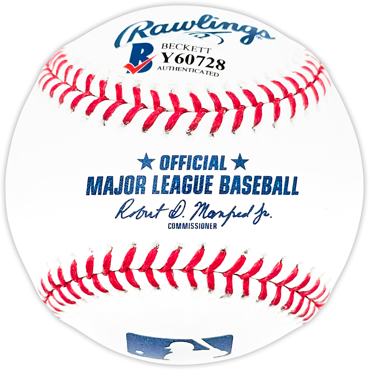 Ronald Acuna Jr. Autographed Official MLB Baseball Atlanta Braves "2018 NL ROY" Beckett BAS Stock #185592