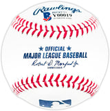 Ronald Acuna Jr. Autographed Official MLB Baseball Atlanta Braves Beckett BAS Stock #178980