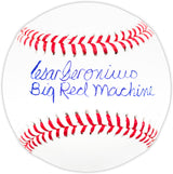 Cesar Geronimo Autographed Official MLB Baseball Cincinnati Reds "Big Red Machine" Beckett BAS Witness Stock #210133
