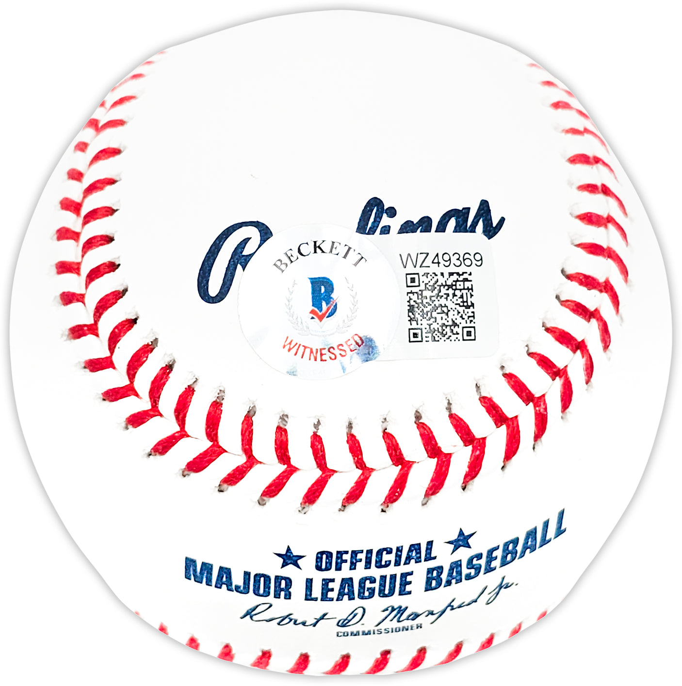Cesar Geronimo Autographed Official MLB Baseball Cincinnati Reds "Big Red Machine" Beckett BAS Witness Stock #210133