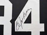 Oakland Raiders Bo Jackson Autographed Framed Black Jersey Beckett BAS Witness Stock #220549