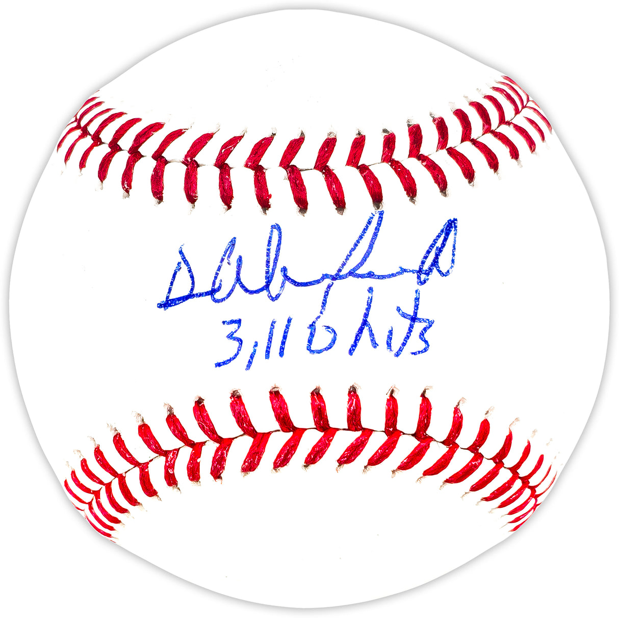 Dave Winfield Autographed Official MLB Baseball New York Yankees "3110 Hits" Beckett BAS Witness Stock #220892