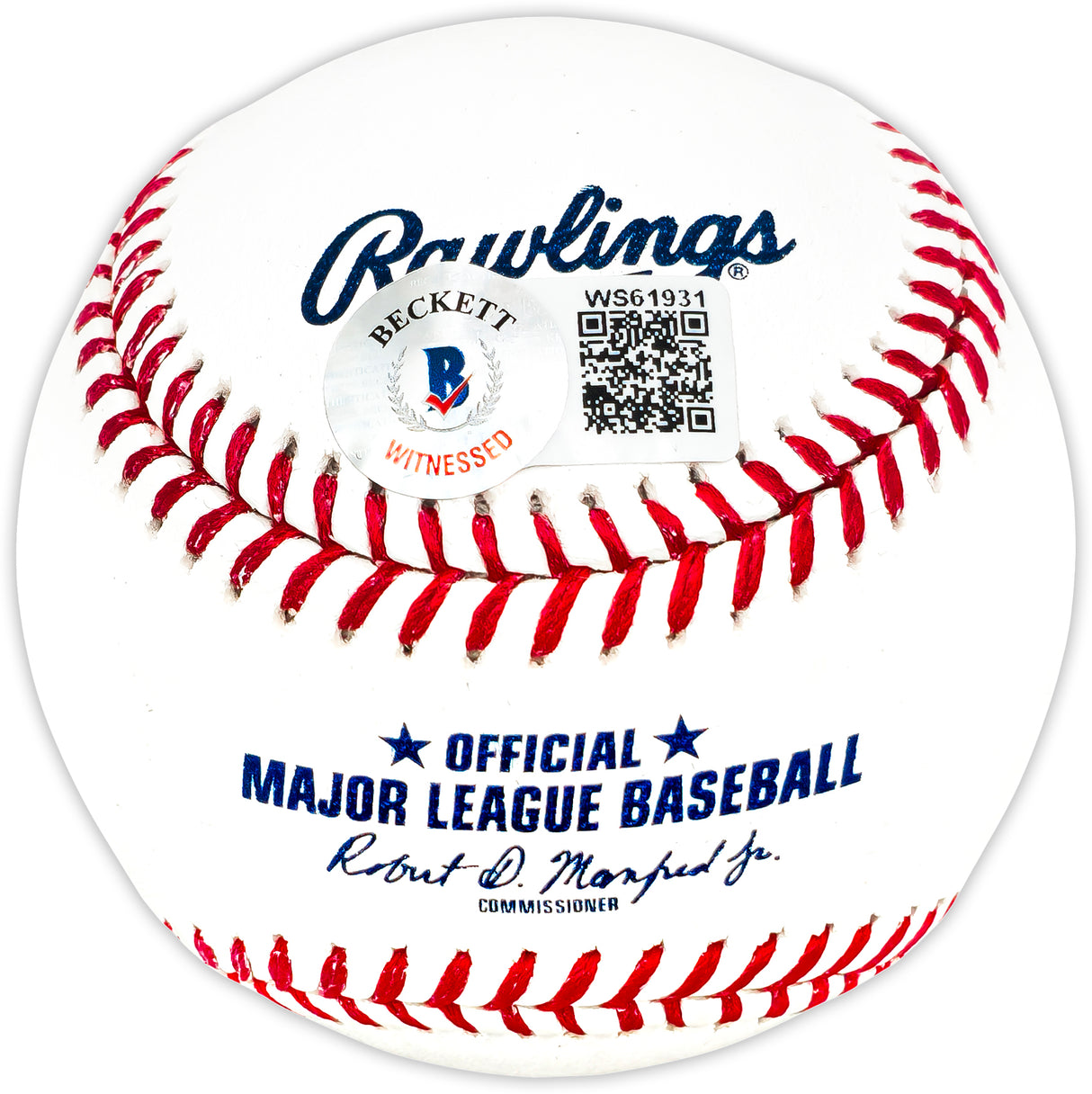 Dave Winfield Autographed Official MLB Baseball New York Yankees "HOF 2001" Beckett BAS Witness Stock #220894