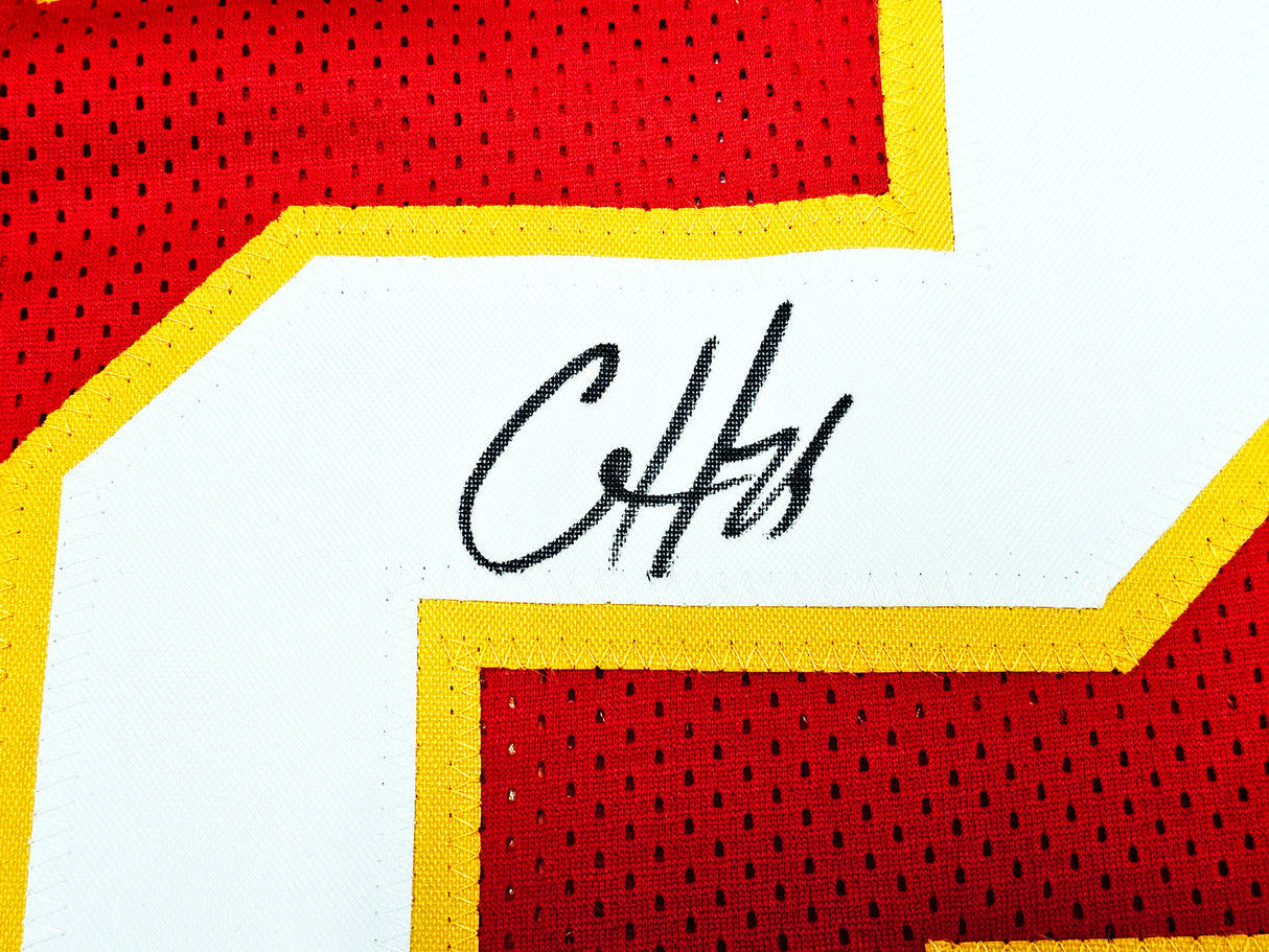 Kansas City Chiefs Clyde Edwards-Helaire Autographed Red Jersey Beckett BAS Stock #193945