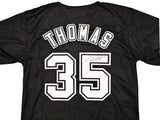 Chicago White Sox Frank Thomas Autographed Black Jersey Beckett BAS Stock #179029