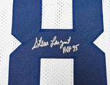 Seattle Seahawks Steve Largent Autographed White Jersey "HOF 95" MCS Holo Stock #112486