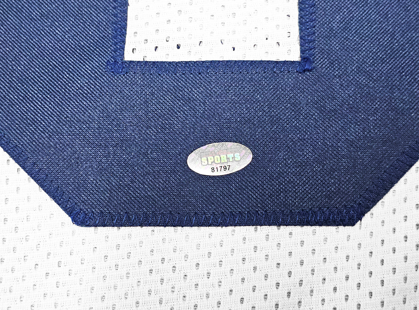 Seattle Seahawks Steve Largent Autographed White Jersey "HOF 95" MCS Holo Stock #112486