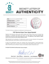 1997 Expos (26) Alou, Lansing, Fletcher +23 Signed Onl Baseball BAS #AB92947