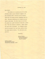 John F. Kennedy & Jaqueline Onassis Signed 1963 Unsent Christmas Card BAS LOA