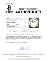Sean Casey, Aaron Harang, & Eric Milton Signed Oml Baseball BAS #AB76891