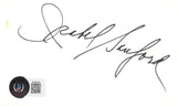Isabel Sanford The Jeffersons Authentic Signed 3x5 Index Card BAS #BJ63945
