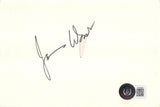 James Woods Hercules Authentic Signed 4x6 Index Card Autographed BAS #BJ63983