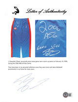 Heat Shaquille O'Neal "2006 ASG Game Used" Signed Blue Reebok Warmup Pants BAS W