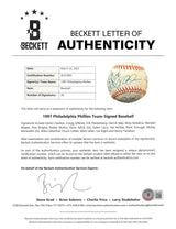 1997 Phillies (28) Daulton, Jefferies Morandini Signed Onl Baseball BAS #AC01899