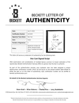 Star Cast (4) Daniels, Bratt, Campbell, & Scott Signed Movie Script BAS #AC33454