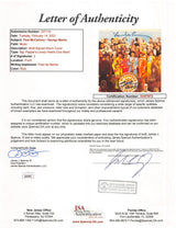 Paul McCartney & George Martin Beatles Signed Sgt. Pepper's Album Cover JSA