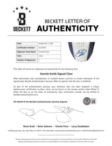 Cowboys Emmitt Smith Authentic Signed 12/21/02 Game Used Blue Reebok Cleats BAS