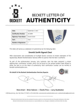 Cowboys Emmitt Smith Authentic Signed 12/21/02 Game Used Blue Reebok Cleats BAS