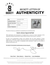 Dustin Johnson Authentic Signed Bridgestone WM Open Logo Golf Ball BAS #AC33613