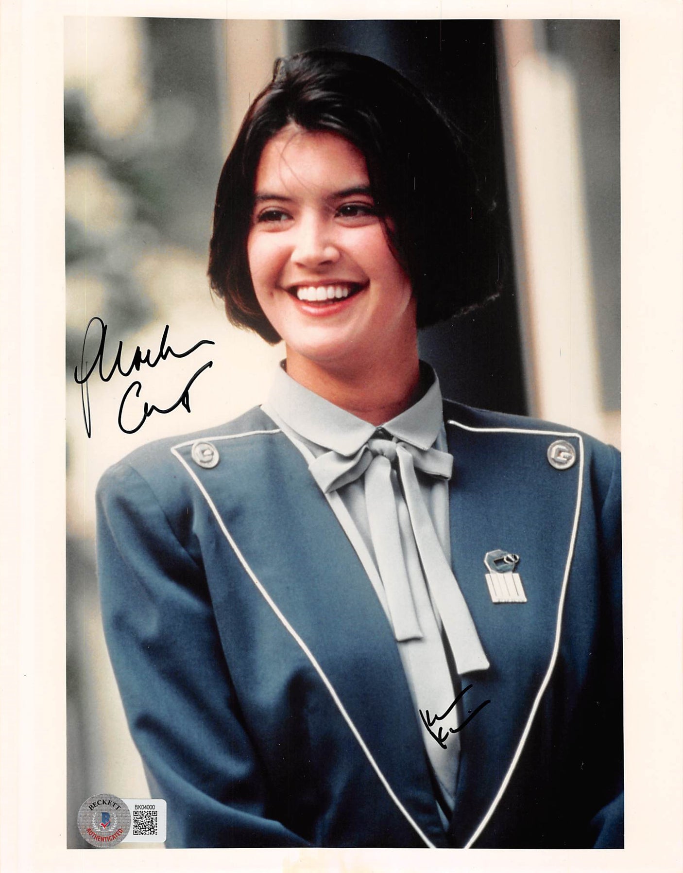 Phoebe Cates & Kevin Kline Princess Caraboo Signed 8x10 Photo BAS #BK04000