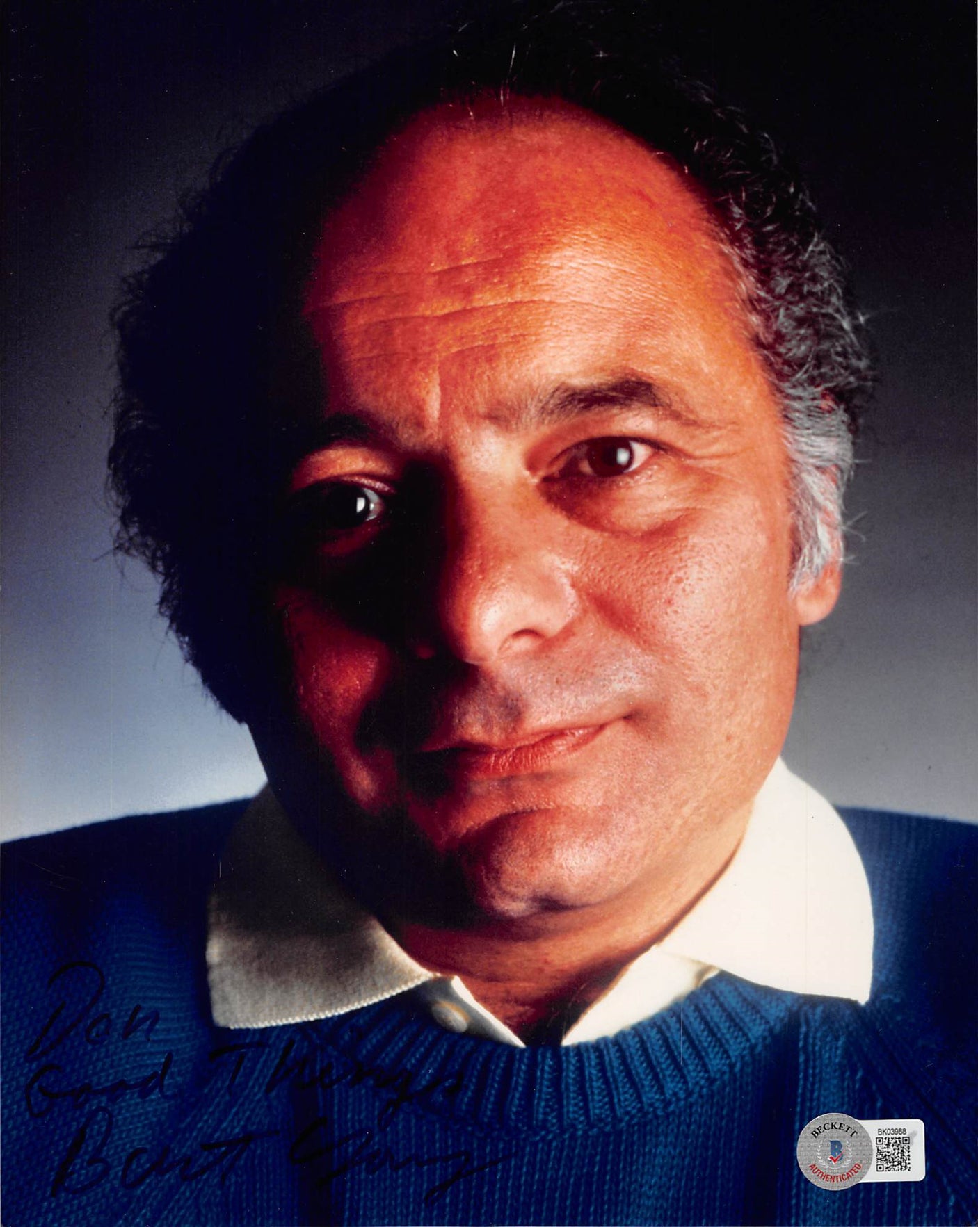 Burt Young Rocky "Don Good Things" Authentic Signed 8x10 Photo BAS #BK03988