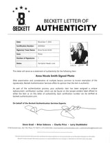 Anna Nicole Smith To The Limit "Love" Signed 8x10 B&W Photo BAS #AD04664