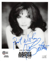 Kim Cattrall Above Suspicion "Best Wishes" Signed 8x10 Photo BAS #BK03947