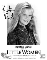 Kirsten Dunst Little Women Authentic Signed 8x10 Photo Autographed BAS #BK03939