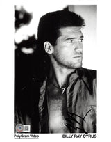 Billy Ray Cyrus Country Musician Authentic Signed 8x10 Photo BAS #BK03938