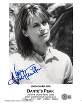 Linda Hamilton Dante's Peak "Love" Authentic Signed 8x10 Photo BAS #BL44853