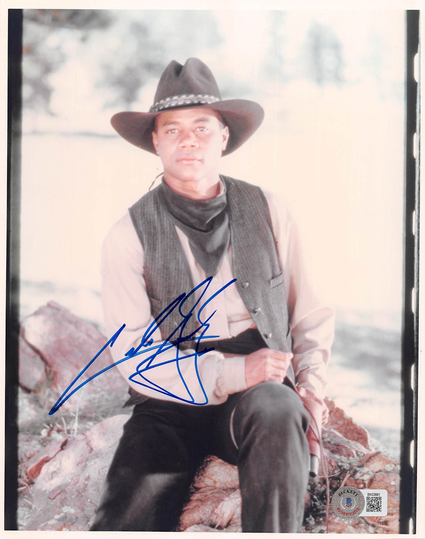 Cuba Gooding Jr. Lightning Jack Authentic Signed 8x10 Photo BAS #BK03881