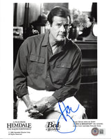 Roger Moore Bed & Breakfast Authentic Signed 8x10 Photo Autographed BAS #BK03862