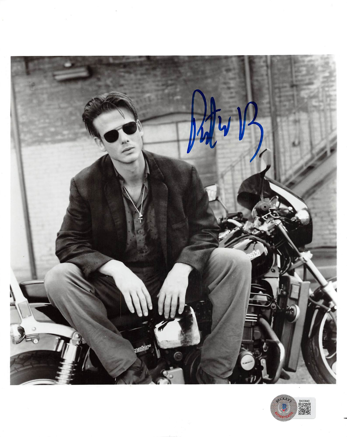 Peter Berg Genuine Risk Authentic Signed 8x10 Photo Autographed BAS #BK03840