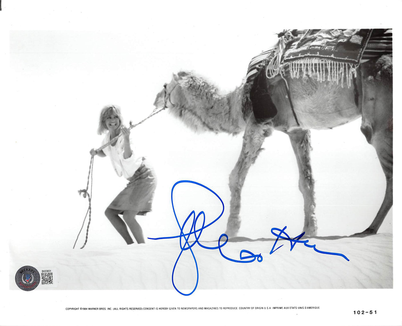 Goldie Hawn Protocol Authentic Signed 8x10 Photo Autographed BAS #BK03831