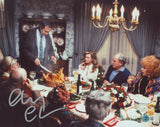 Chevy Chase Christmas Vacation Signed 11x14 Turkey Dinner Photo BAS Witnessed 1