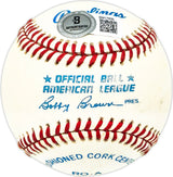Roger Wolff Autographed Official AL Baseball Philadelphia A's, Senators Beckett BAS QR #BM17835